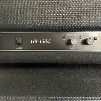 Crate GX-130C 130w head w/matching GS-412SS 200w 4x12 cabinet, 1994 black ozite halfstack, Made in USA *OSDM HOLY GRAIL* image 3