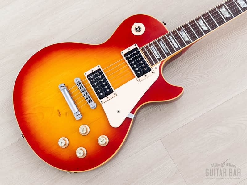 1976 Gibson Les Paul Standard Vintage Guitar Cherry Sunburst w/ T Tops, Case image 1