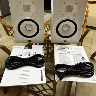 Yamaha HS7 6.5" Powered Studio Monitor (Pair) - White image 5