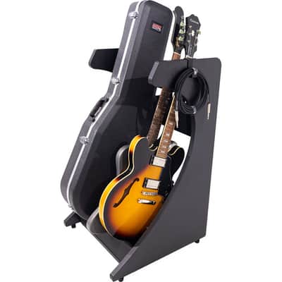 Gator Frameworks Elite Series 3 to 4-Space Guitar & Instrument Case Combo Rack Standard Black Finish image 5