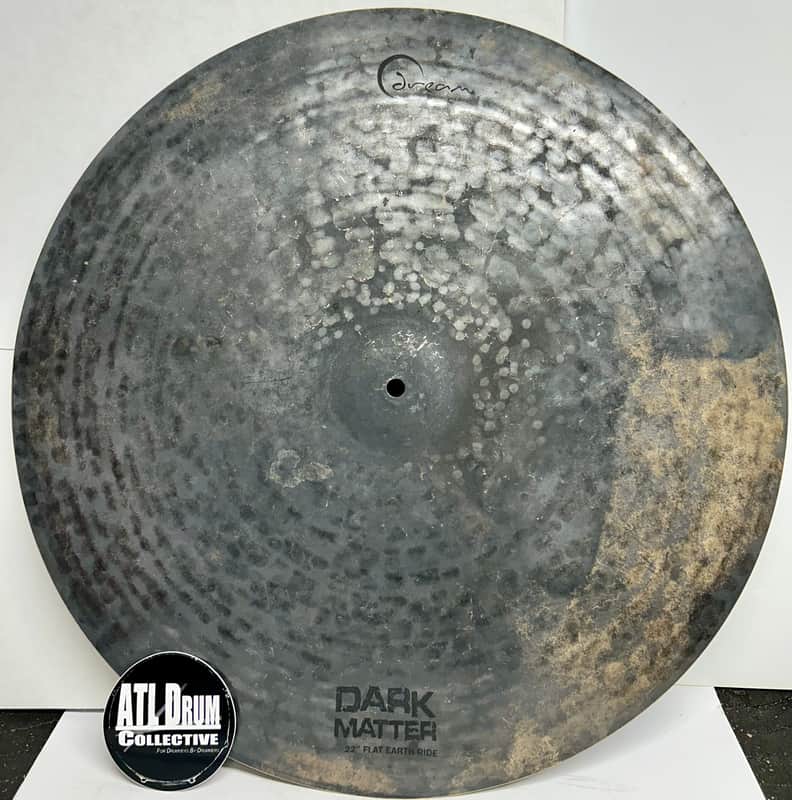 Dream Cymbals 22" Dark Matter Series Flat Earth Ride Cymbal 2011 - Present - Raw - NOS - 2400 Grams