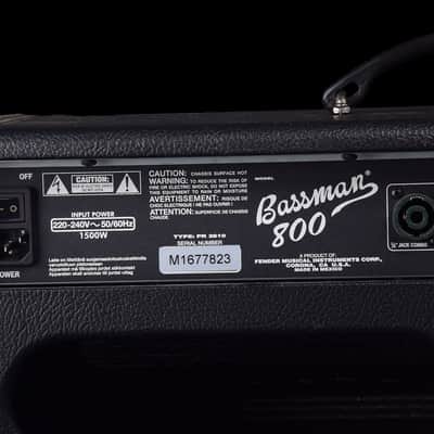 Fender Bassman 800 2-Channel 800-Watt Hybrid Bass Amp Head 2016 - Present - Black image 3