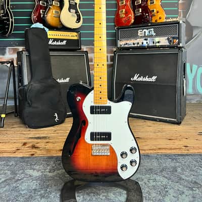 Fender Modern Player Telecaster Thinline Deluxe 3-Colour Sunburst 2014 Electric image 1