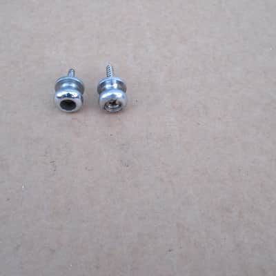 Vintage 1960s 1970s Teisco Mayfair Guitar Strap Buttons W Screws Univox Japan image 4