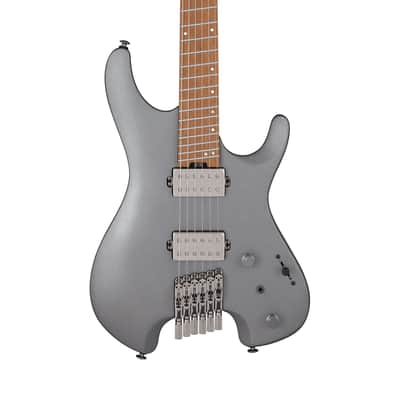 Ibanez QX52-MGM Quest Series Headless Electric Guitar, Metallic Gray Matte image 2