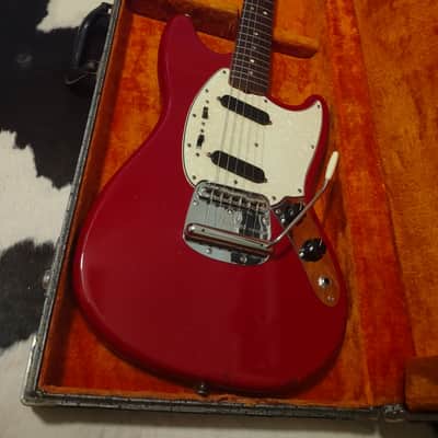 1966 Fender Mustang- Dakota Red- With Original Case & Tremolo Bar! Very Cool! image 2