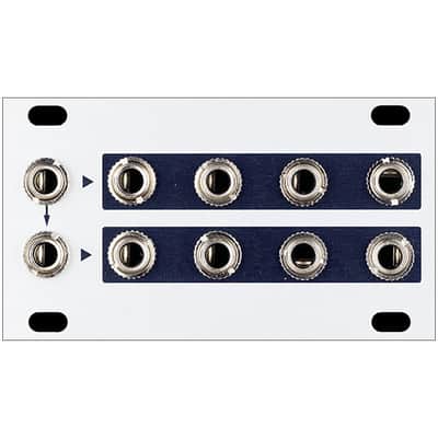 Intellijel Buff Mult 1U: Dual 1x4 buffered multiple in 1U image 2