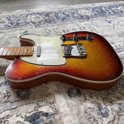 2019 Fender Custom Shop Limited Edition Postmodern Telecaster NAMM - Sparkle Sunburst image 8
