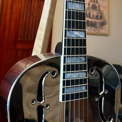 National N 14 Resonator Custom Order Single-Cone with National Factory Amplification - German Silver image 3