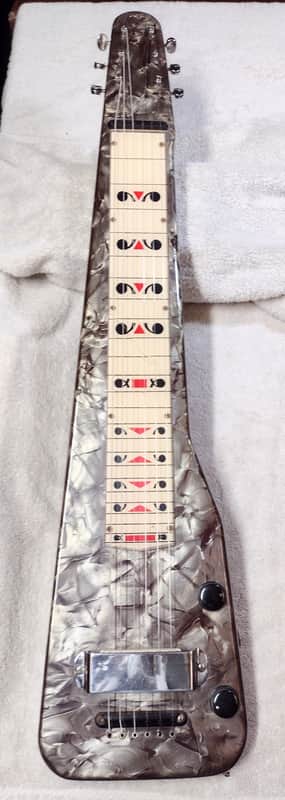Kiesel Lap steel Late 40s - Gray pearloid image 1