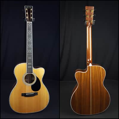 Martin Acoustic Electric OMC Aura Special Edition Guitar w/Case image 2