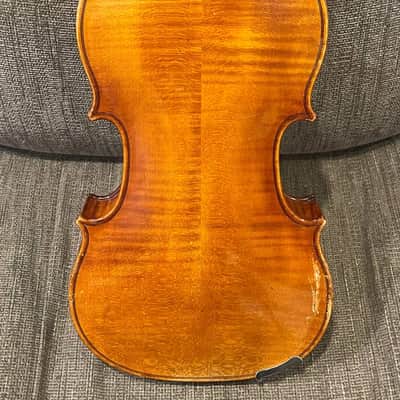Professional Fritz Arnold Brückner 4/4 Violin Outfit with Knoll Bow 1965 image 9