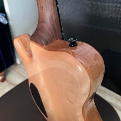 Kiesel Carvin HF2 Fatboy Allan Holdsworth Flamed Koa image 12