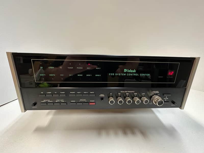 McIntosh C 35 Stereo Solid State Preamp and Video Switch image 1