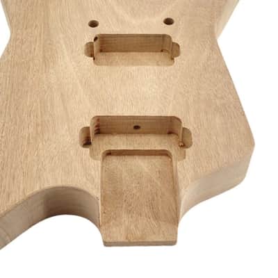 Unfinished Explorer-Style Guitar Body - Mahogany image 5
