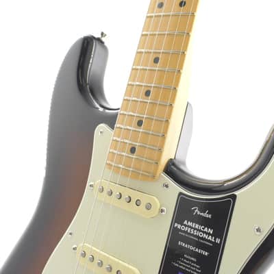 Fender American Professional II Stratocaster with Maple Fretboard 2023 - Present - Anniversary 2-Color Sunburst image 8