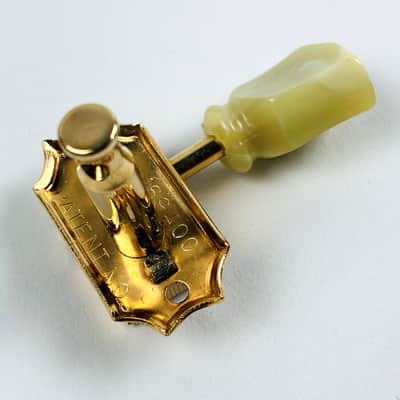 Kluson Deluxe Double-Line Gold Tuner Treble Side– Single 60s image 2