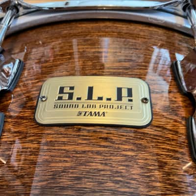 Tama S.L.P. Limited Edition G-Hickory 6.5×14 Snare Drum Gloss Natural Elm image 2