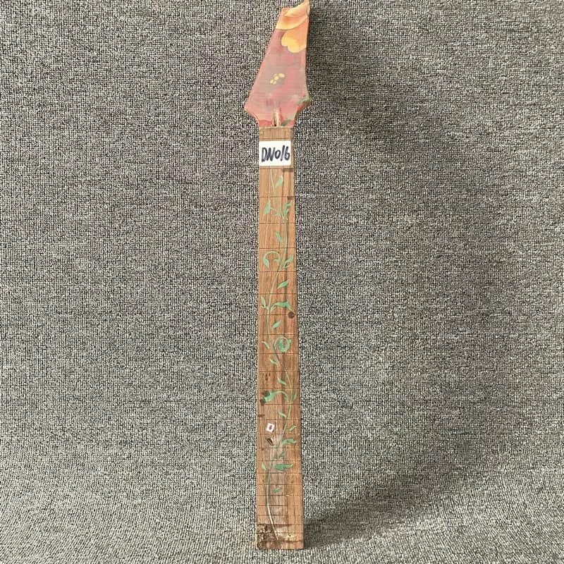 Flower Top Headstock Guitar Maple Neck, Rosewood 24 Frets Fingerboard image 1