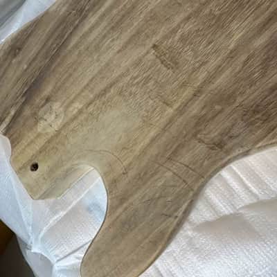 Paulownia Wood Guitar Tele Style Body with Veneer Maple Top image 2