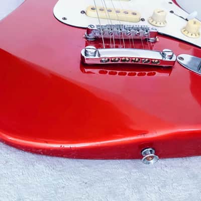 Hondo Fame 760/12 1982 - Metalic Red Stratocaster 12-String image 9