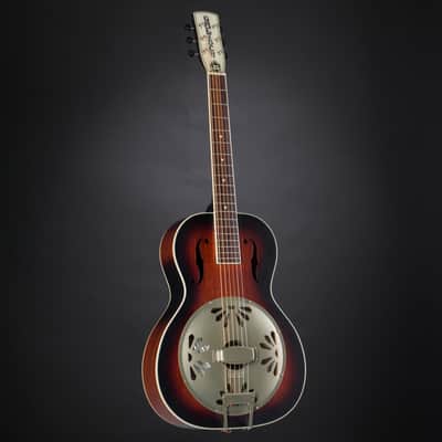 Gretsch G9240 Alligator Round-Neck Biscuit Cone Resonator (Sunburst) - Dobro image 9