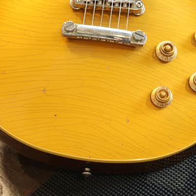 2023 Heritage H-150CC Custom Shop Electric Guitar Aged Gold Top + OHSC image 5