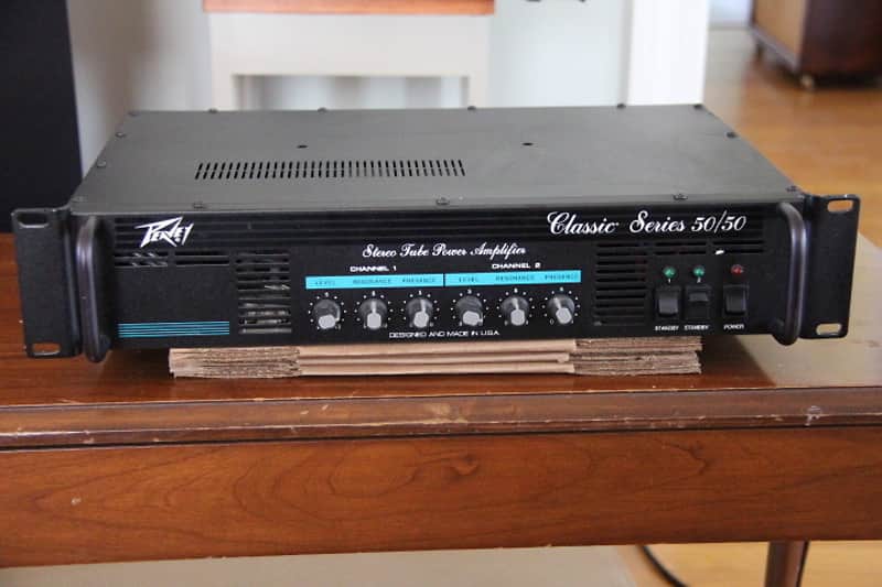 Peavey Classic Series 50/50 all tube power amp, rack mount | Reverb