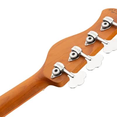 Sadowsky MetroExpress 21-Fret Vintage J/J Bass, Morado Fingerboard, 4-String - Solid Champagne Metallic High Polish image 8