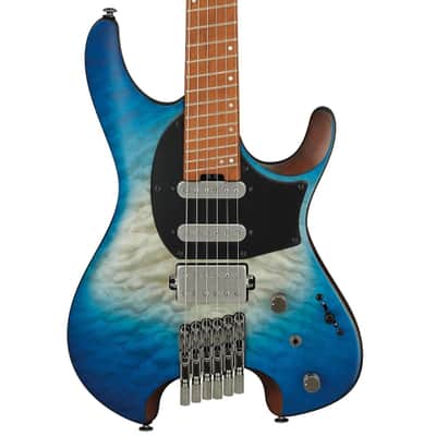 Ibanez QX54QM Electric Guitar, Blue Sphere Burst Flat, Open Box (Very Good) image 1