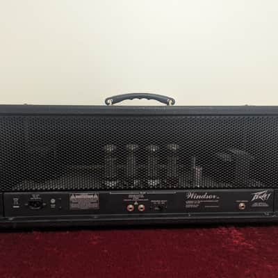 Peavey Windsor 100-Watt All Tube Guitar Amp Head 2000s - Black and Cream Amplifier image 6