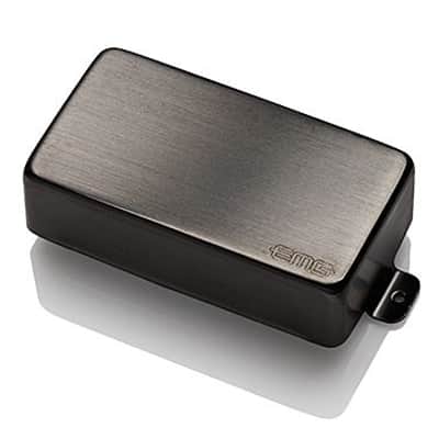 EMG 81 Active Ceramic Humbucker Guitar Pickup - Brushed Black Chrome-NEW image 1