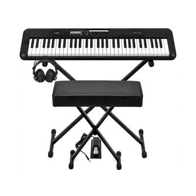 Casio Casiotone CT-S300 61-Key Keyboard with Stand, Bench and Headphones