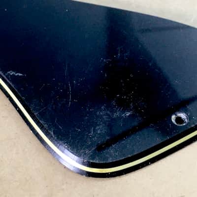 Vintage Gibson / Epiphone 1959 LP Junior? Electric Guitar Pickguard Black 3 Ply image 10