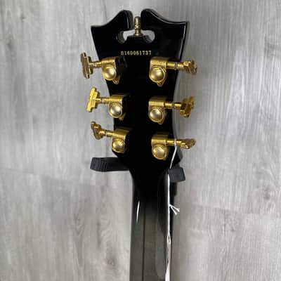 D'Angelico Excel EX-SS Semi-Hollow with Stop-Bar Tailpiece, Gold Hardware 2010s - Grey Black image 5
