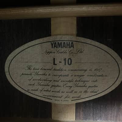 Time Sale! YAMAHA L-10 (1981) - All Solid Dreadnought guitar - Japanese Vintage - MIJ image 2