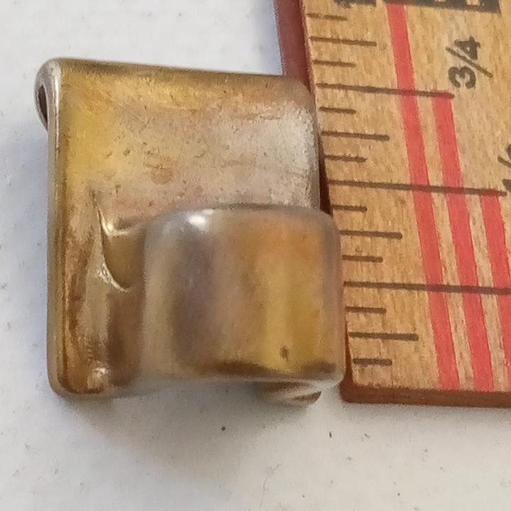 Ludwig Tension T-Rod Clip Solid Brass Single-Flange Snare Drum Vintage 20-30s — main photograph