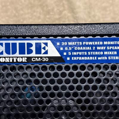 Roland CM-30 Cube Monitor 3-Channel 30-Watt 1x6.5" Combo 2004 - Present - Black image 3