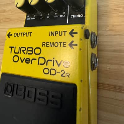 Boss OD-2R Turbo OverDrive (Silver Label) 1994 - 1997 - Yellow image 3