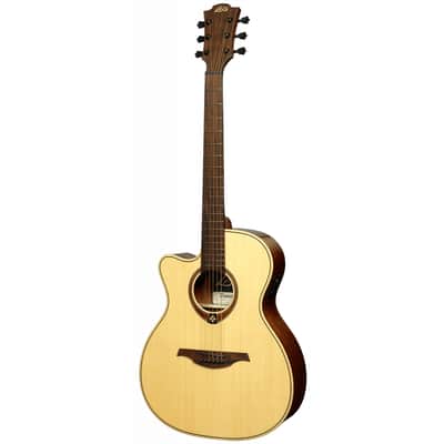 Lag TL88ACE Tramontane 88 Auditorium Cutaway Solid Spruce Top Khaya Neck 6-String Acoustic-Electric Guitar For Left Hand Player image 2
