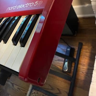 Nord Electro 5D SW73 Semi-Weighted 73-Key Digital Piano 2015 - 2018 - Red image 5