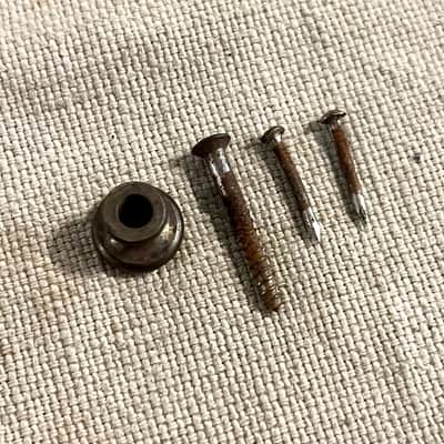 Vintage 1960's Hofner Colorama Guitar Trapeze Tailpiece-Nickel Circa 1961 image 8