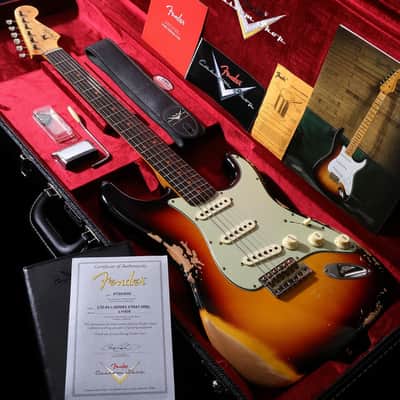 FENDER CUSTOM SHOP Limited 1964 L-Series Stratocaster Heavy Relic Target 3-Tone Sunburst [L11576] (06/22) image 1