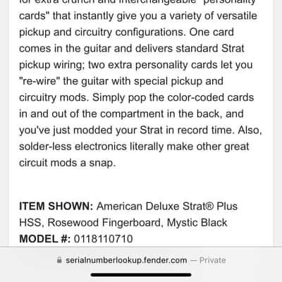 Fender American Deluxe Stratocaster Plus HSS 2014 - 2015 image 14