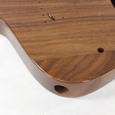 Finished Walnut Iceman P bass guitar body - fits fender necks J1511 image 3