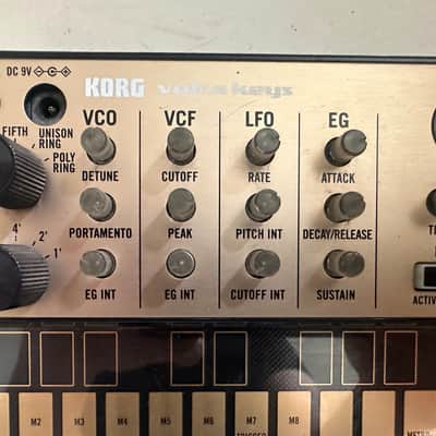 Korg Volca Keys Analog Loop Synthesizer 2013 - Present - Gold/Black image 3