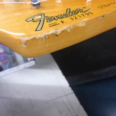 Fender " Dan Smith " 2 Knob SSS Stratocaster w/Case 1983 - Tobacco Burst image 13