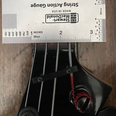 Rare 1980s ESP P-Bass Electric Bass Transparent Red MIJ Japan image 16