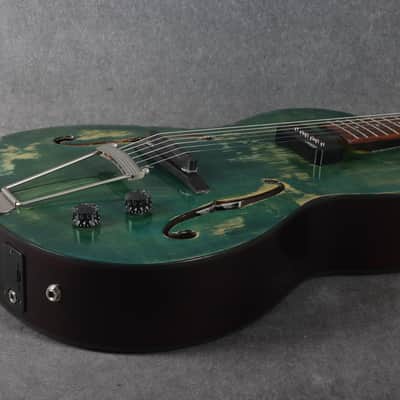 Epiphone Olympic Masterbilt - Green Refinish - 2nd Hand image 13