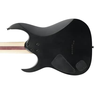Ibanez RGIXL7 Iron Label 7-String Guitar w/ Dimarzio Pickups - Black Flat image 7